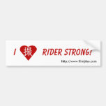 I Heart Rider Strong Bumper Sticker