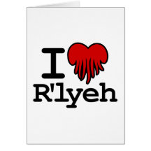 I Heart R'lyeh Greeting Card