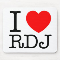 I Heart Robert Downey Jr. mouse pad