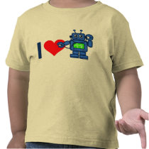 I heart robot t-shirt