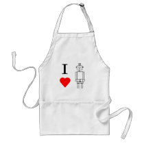 i heart robots aprons