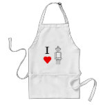 i heart robots aprons