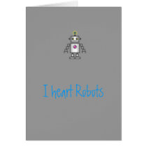 I heart Robots cards by clem13 I heart Robots cards