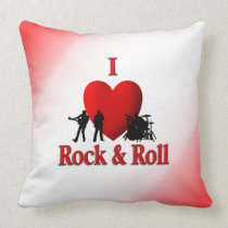 I Heart Rock and Roll Mojo Pillow pillows