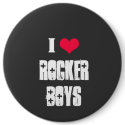 I heart Rocker Boys buttons by DulceRawk I heart Rocker Boys buttons