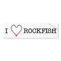 I [Heart] Rockfish Bumper Sticker