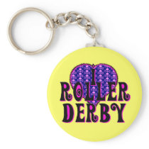 I heart roller derby keychains