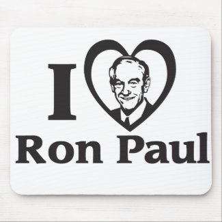 I HEART RON PAUL - Mousepad mousepad