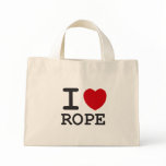 I heart rope bags
