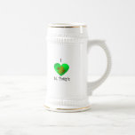 I heart Saint patty's in gold and green Coffee Mug