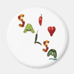 I Heart Salsa Fridge Magnet