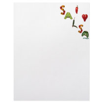 I Heart Salsa Letterhead