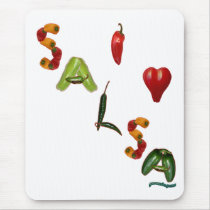 I Heart Salsa Mouse Pad