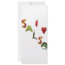 I Heart Salsa Custom Rack Card