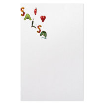 I Heart Salsa Custom Stationery