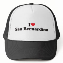 I Heart San Bernardino hats