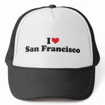 I Heart San Francisco hats