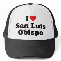 I Heart San Luis Obispo hats