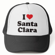 I Heart Santa Clara hats