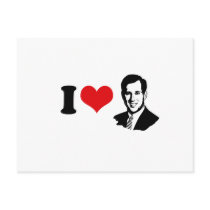 I HEART SANTORUM 2012 postcards