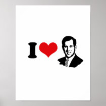 I HEART SANTORUM 2012 PRINT