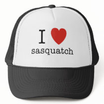 I Heart Sasquatch hats