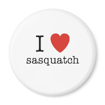 I Heart Sasquatch magnets