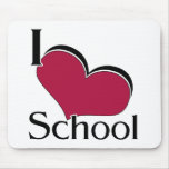 I "heart" School Mouse Pad