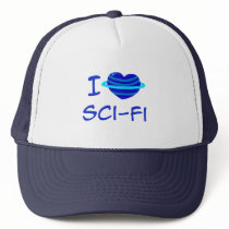 I Heart Sci-Fi hats by toxiferous I Heart Sci-Fi hats