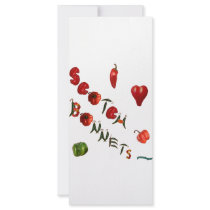 I Heart Scotch Bonnets Rack Card Design