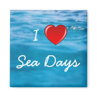 I Heart Sea Days magnet