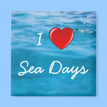 I Heart Sea Days magnets