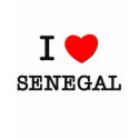 I HEART SENEGAL t-shirts