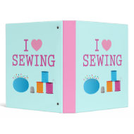I Heart Sewing binder