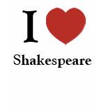 I Heart Shakespeare Female t-shirts