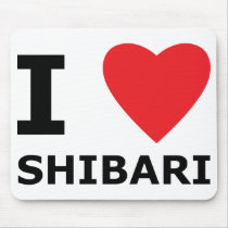 I Heart Shibari (in romaji) Mousepad