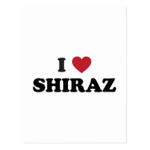 I Heart Shiraz Postcards