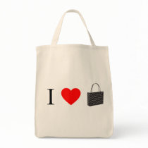 I Heart Shopping Tote Bag