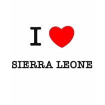 I HEART SIERRA LEONE t-shirts by ilovemyshirt I HEART SIERRA LEONE t-shirts