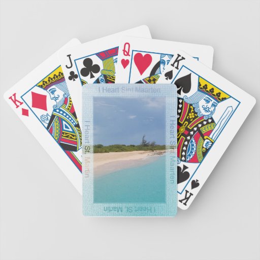 I Heart Sint Maarten Playing Cards
