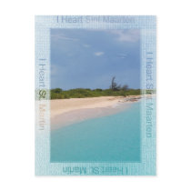 I Heart Sint Maarten Postcard