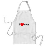 I Heart Ska aprons