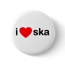I Heart Ska buttons by RAWRoutloud I Heart Ska buttons