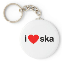 I Heart Ska Key Chain