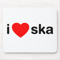 I Heart Ska mousepads by RAWRoutloud I Heart Ska mousepads