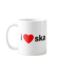 I Heart Ska mugs by RAWRoutloud I Heart Ska mugs