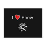 I (heart) Snow Post Cards