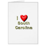 I Heart South Carolina Greeting Cards
