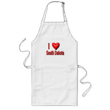 I Heart South Dakota Aprons