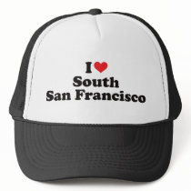 I Heart South San Francisco hats